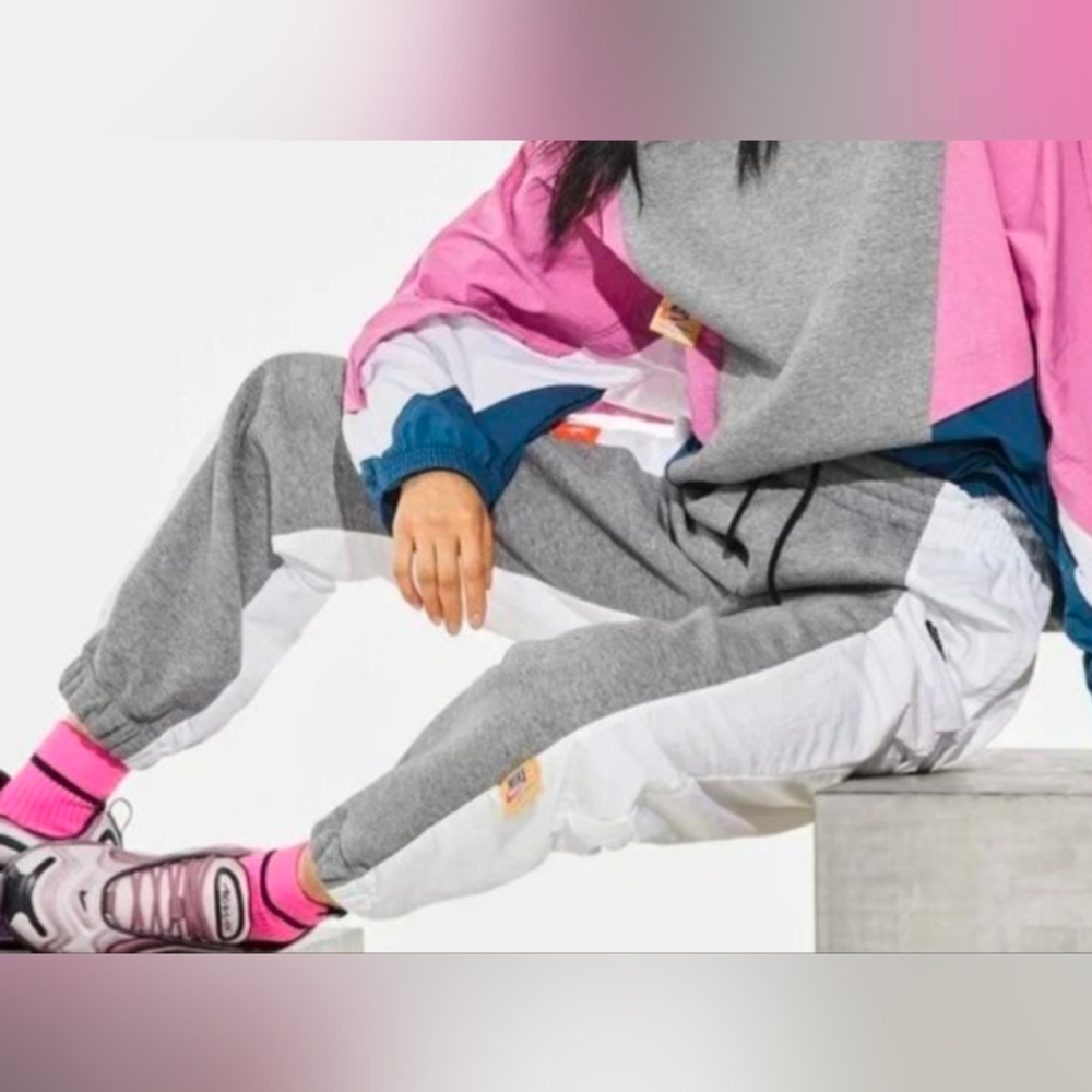 Nike Sportswear Women's Icon Clash Fleece Woven Pants Jogger Size Medium - Picture 2 of 15